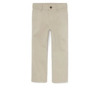 Childrens Place Boys Chino Pants Size 10 Husky Sandwash Uniform Pants Adj New!